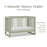 Namesake Nantucket 3-in-1 Convertible Crib with Toddler Bed Conversion Kit