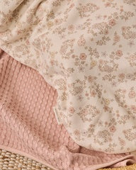 Jersey Sleep Bag || Floral Vine by Quincy Mae