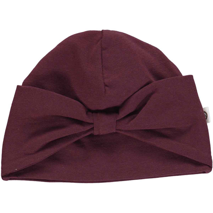 Cozy Me Bow Hat in Fig by Müsli