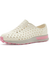 Native Robbie Block Kids- Cannoli White/Parachute Pink