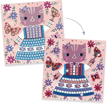 Lovely Pets Sticker Mosaic Craft Kit by Djeco