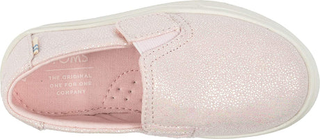 Tiny Luca Slip-On Shoes Pink Iridescent Droplet by TOMS