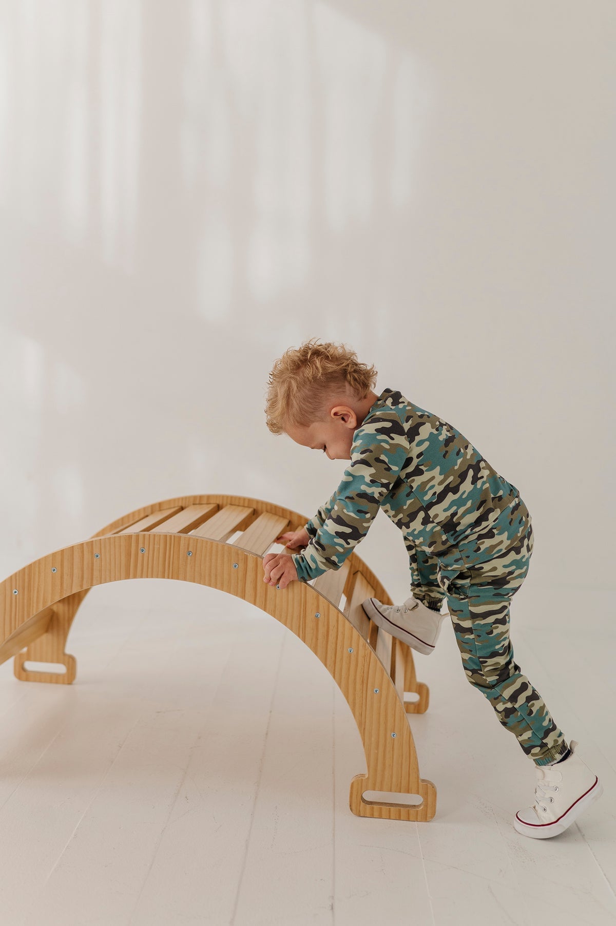 Boys Raglan Sweatshirt- Camouflage by Babysprouts