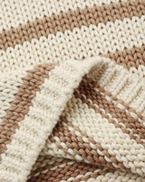Rex Sweater || Almond Stripe by Quincy Mae