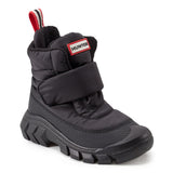 Little Kids Igloo Lug Sole Insulated Waterproof Snow Boots- Black by Hunter Boots