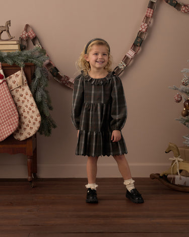 Fran Dress || Holiday Plaid by Rylee + Cru