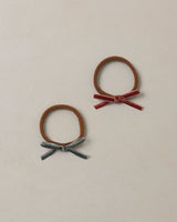 Baby Bow Headbands || Green, Ruby by Noralee