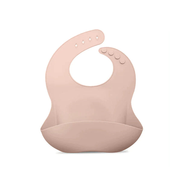 Silicone Bib in Soft Blush by noüka