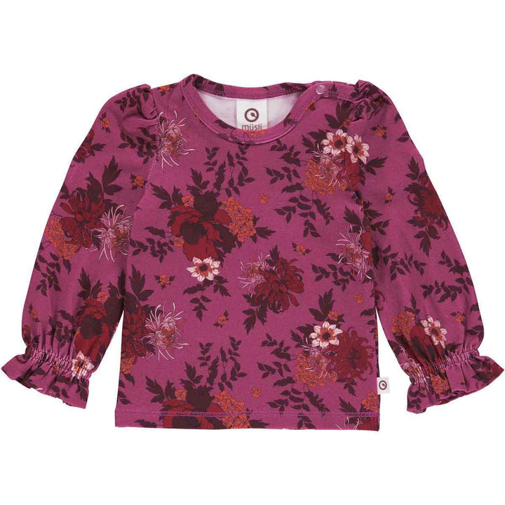 Bloomy Top in Boysenberry/Fig/Berry by Müsli
