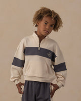 Panel Stripe Half Zip Outdoor Club by Rylee + Cru