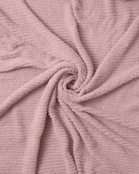 Cushy Ribbed Blanket - Fuzzy by 7AM