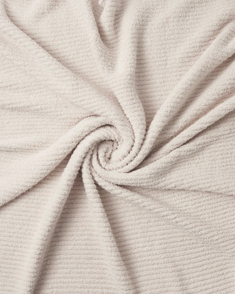Cushy Ribbed Blanket - Fuzzy by 7AM