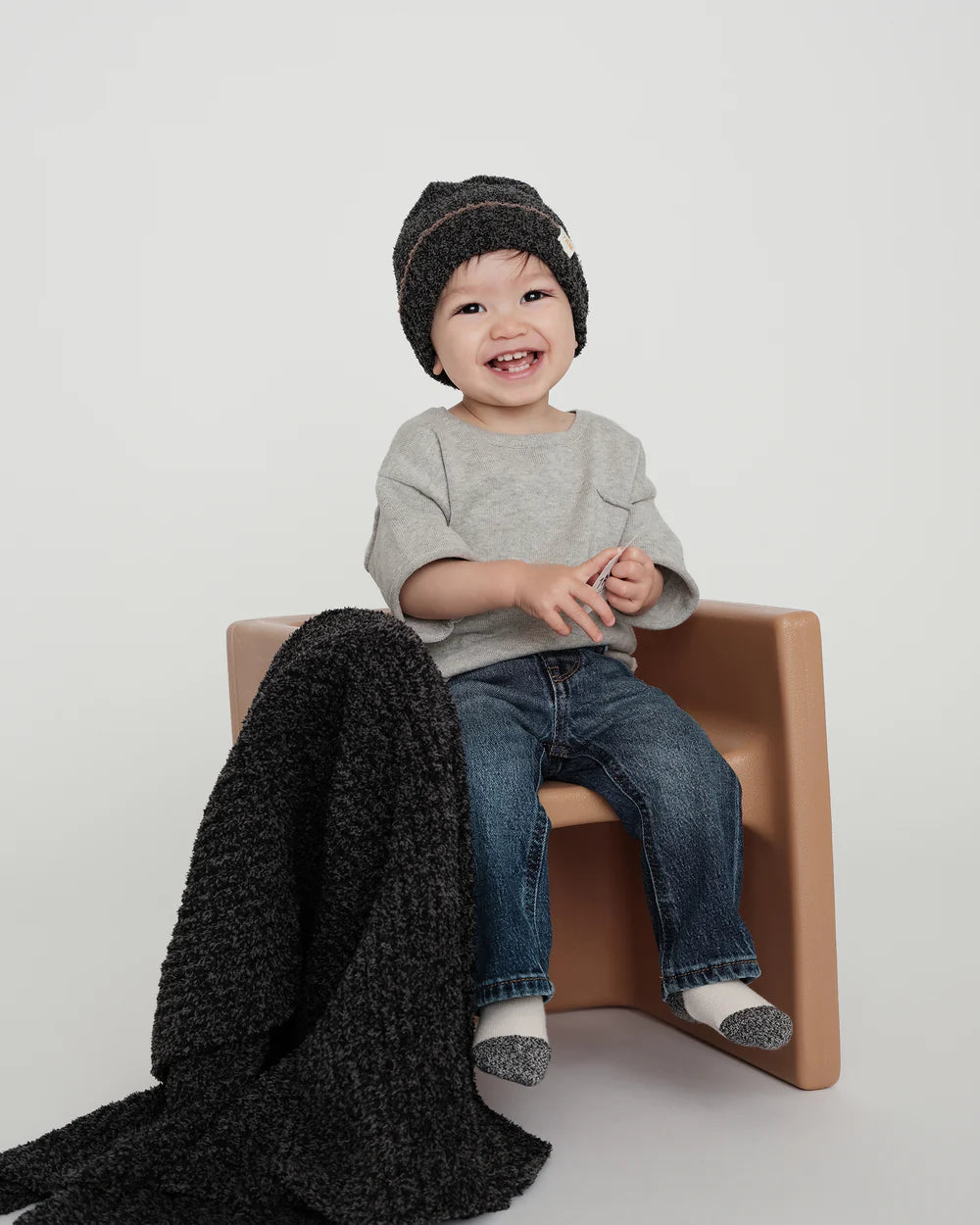 Cushy Ribbed Blanket - Fuzzy by 7AM