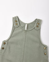 Odette Overall Dress || Dark Sage by Rylee + Cru
