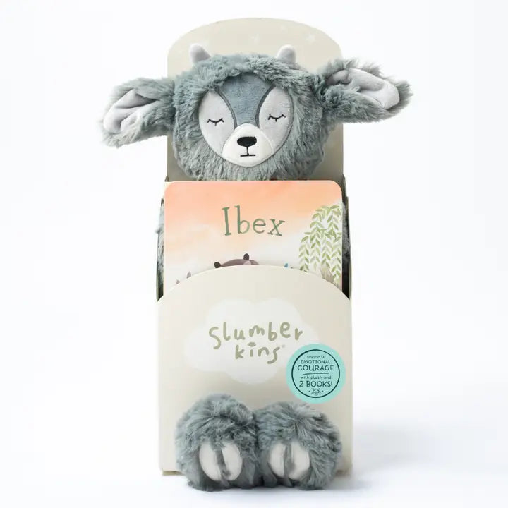 Ibex's Emotional Courage Set - with 2 Books! by Slumberkins