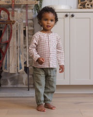 Milo Shirt || Christmas Plaid by Quincy Mae