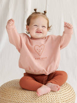 Relaxed Sweatshirt || Love by Quincy Mae