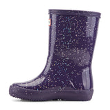 Kids First Giant Glitter Rain Boots- Dark Purple by Hunter Boots