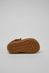 Peu Brown Leather Ankle Boots by Camper Shoes