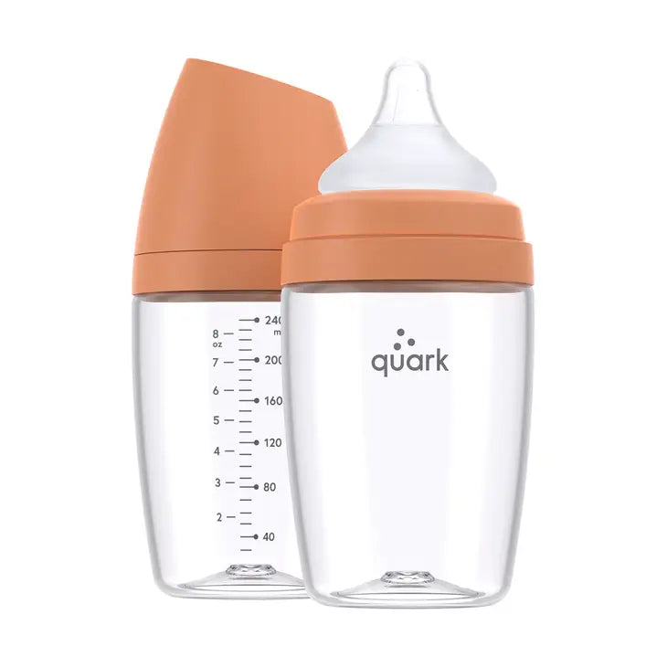 Buubibottle Max Hybrid Feeding Bottle - Orange by Quark Baby