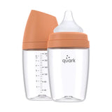 Buubibottle Max Hybrid Feeding Bottle - Orange by Quark Baby