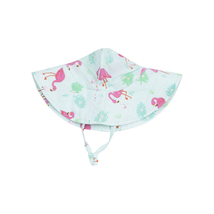 Wide Brim Sunhat - Flamingos by Angel Dear
