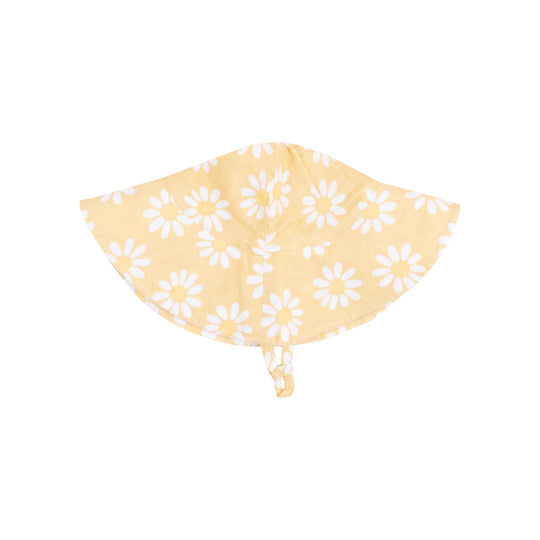 Wide Brim Sunhat - Yellow Mod Daisy by Angel Dear