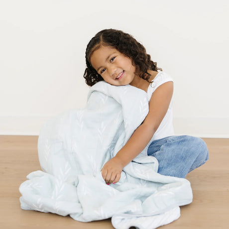 Cotton Muslin 4-Layer Quilt- Olive Branch by Saranoni