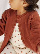 Knit Cardigan || Red by Quincy Mae