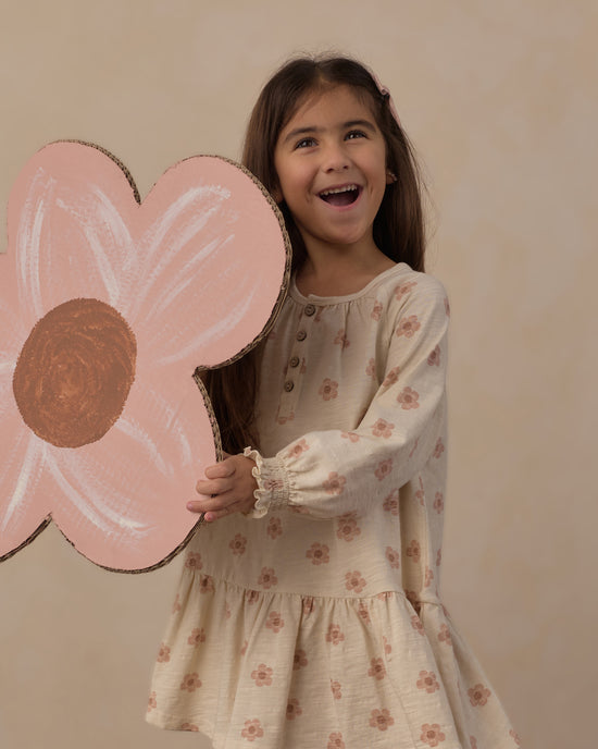 Swing Dress || Pink Daisies by Rylee + Cru