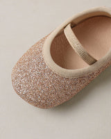 Baby Ballet Flats || Rose Gold Shimmer by Noralee