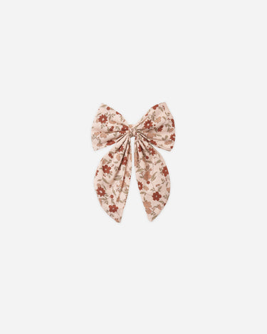 Oversized Bow || Pink Floral by Rylee + Cru