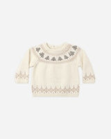 Rex Sweater || Tree Fair Isle by Quincy Mae