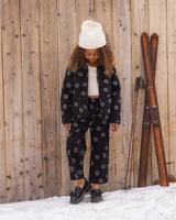 Dove Pant || Black Daisy by Rylee + Cru