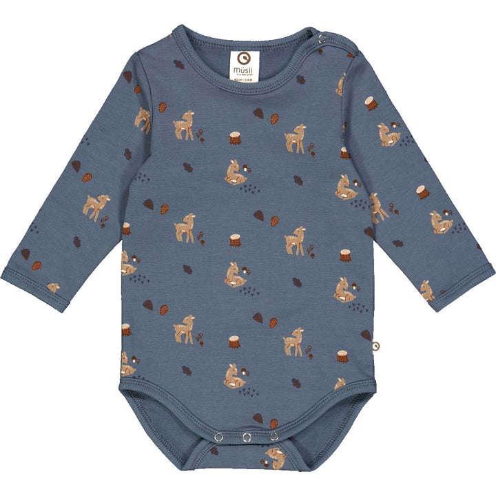 Deer Long Sleeve Bodysuit by Müsli