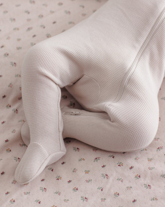 Pointelle Baby Blanket || Heart Ditsy by Quincy Mae