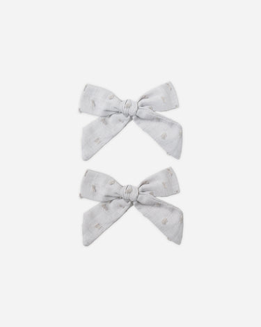 Bows, Set Of 2 || Dusty Blue by Rylee + Cru