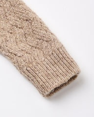 Knit Pant || Heathered Almond by Quincy Mae