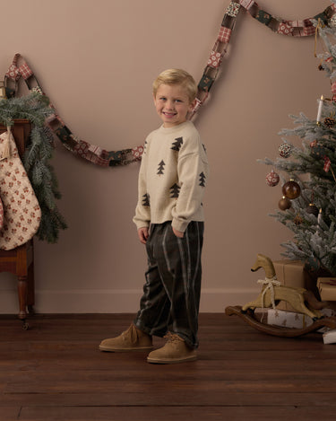 Aspen Sweater || Tree Jacquard by Rylee + Cru