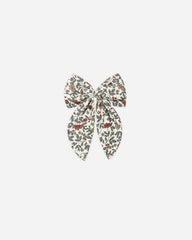 Oversized Bow || Holiday Floral by Rylee + Cru