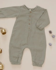 Woven Jumpsuit || Spruce by Quincy Mae