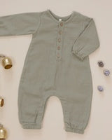 Woven Jumpsuit || Spruce by Quincy Mae