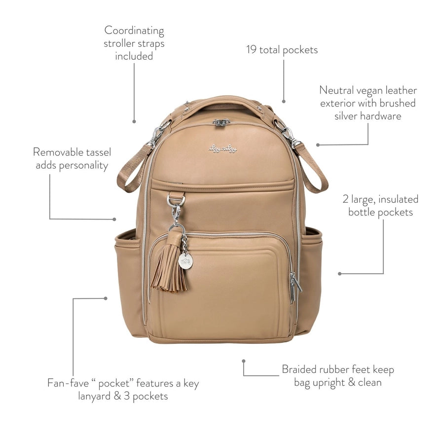 Chai Latte Boss Plus™ Backpack Diaper Bag by Itzy Ritzy