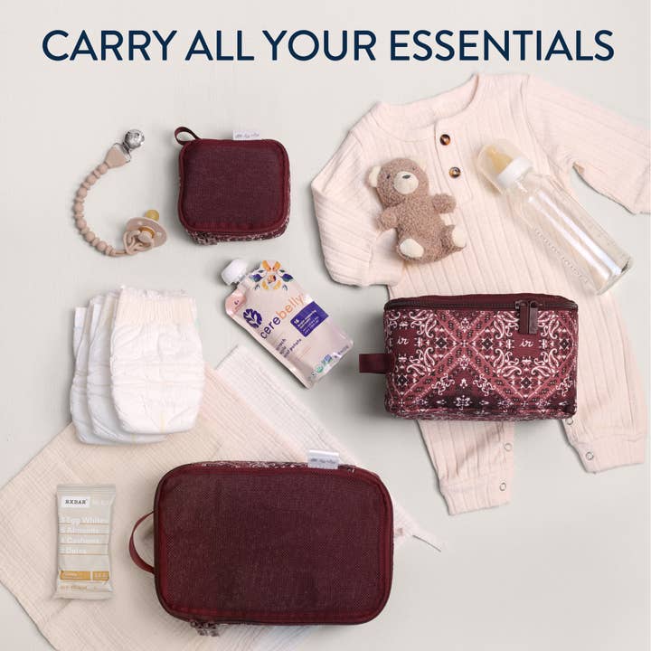 Pack Like a Boss- Paisley Wine by Itzy Ritzy