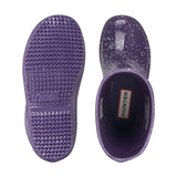 Kids First Giant Glitter Rain Boots- Dark Purple by Hunter Boots