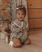 Fern Romper || Holiday Floral by Rylee + Cru