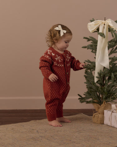 Fair Isle Romper || Ruby by Rylee + Cru