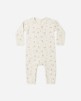 Ribbed Baby Jumpsuit || Fall Ditsy by Quincy Mae