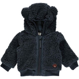 Fleece Hooded Jacket in Night Blue by Müsli