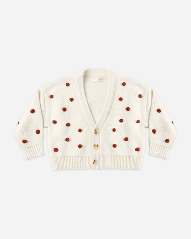 Boxy Crop Cardigan || Ruby Bobble by Rylee + Cru